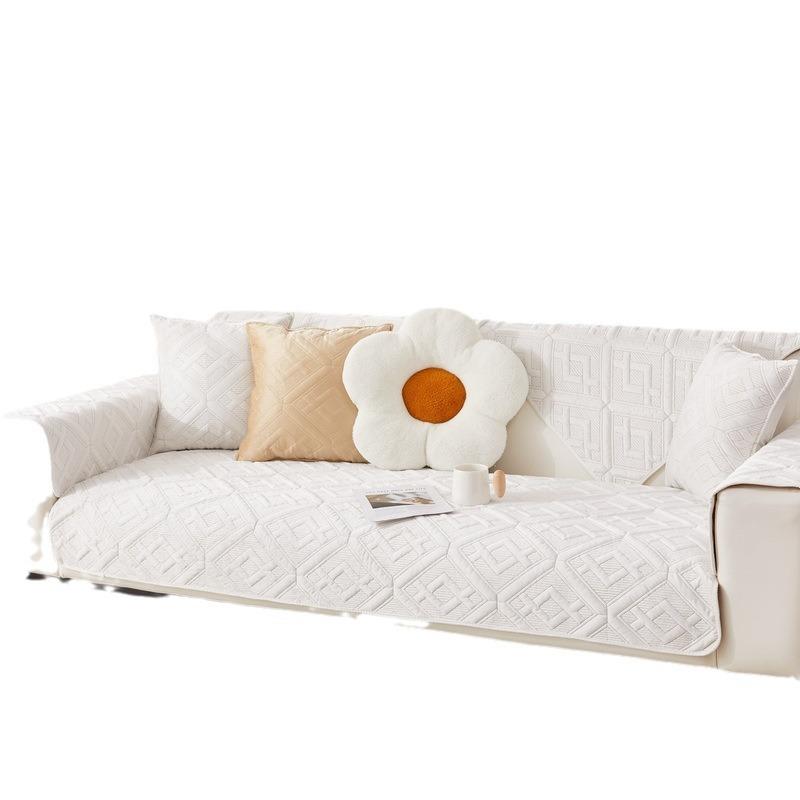 Sofa Cushion Winter Thickened Non-slip Plush Cushion Leather Sofa Cover New Autumn and Winter Cover Cloth Seat Cushion