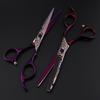 6.0 Inch Purple, Hair Scissors, Hair Scissors, Tooth Scissors, Bangs Scissors, Tooth Scissors, Thin