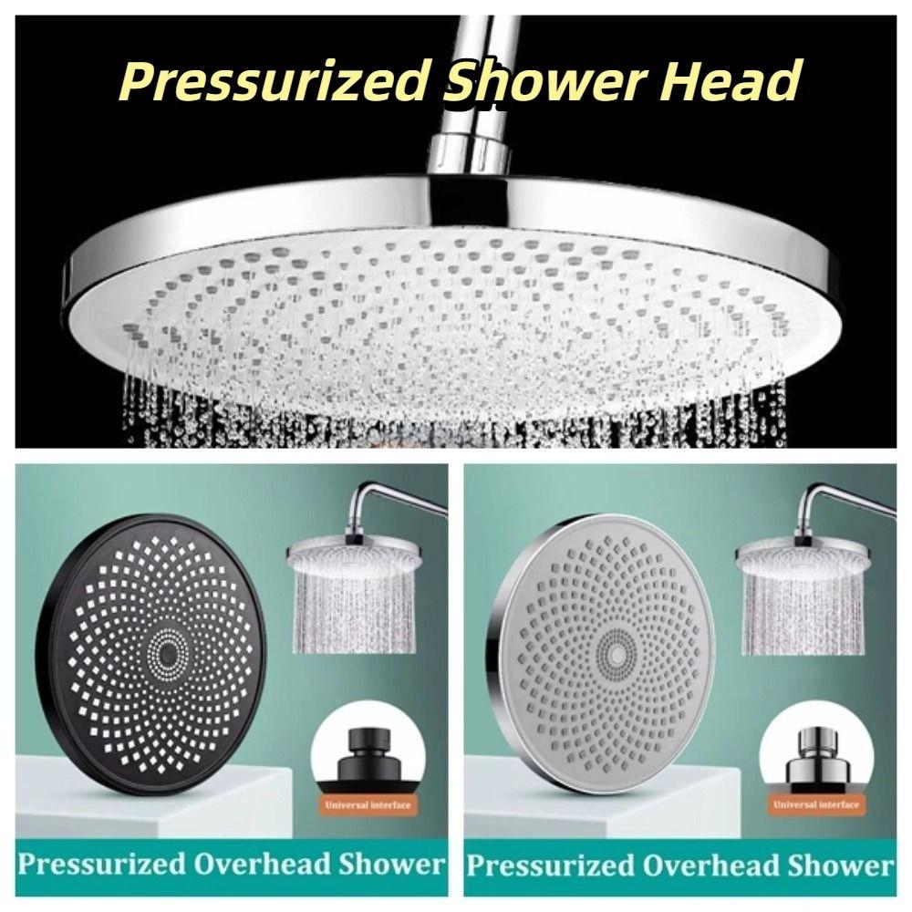 9-inch Large Rain Shower Head Internal Pressure Booster High Pressure Shower Head  Ceiling Mount