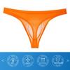 Men Thong Low-rise Solid Color Slim Fit Panties 3D U-Convex Breathable Smooth Lines Comfortable Waistband Briefs