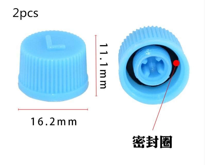 Bil Klimaanlegg Kjølemiddel Støvdeksel Ventilkjerne Hetter Høy Lav Sideport Hette Auto Høy Lavtrykkshetter Tilbehør