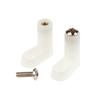10Set PCB Type Mounting Feet With Screws For Motherboard Fixed Host Fixing Feet L Right Angle Bracket Fixing Feet Fittings