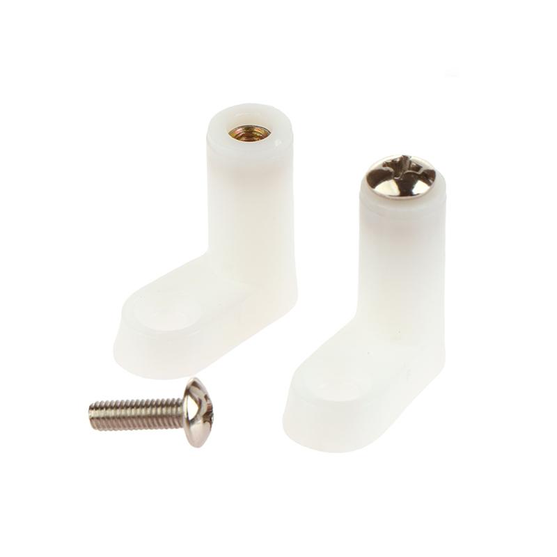 10Set PCB Type Mounting Feet With Screws For Motherboard Fixed Host Fixing Feet L Right Angle Bracket Fixing Feet Fittings