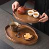 Vintage Bamboo Tea Tray and Snack Plate
