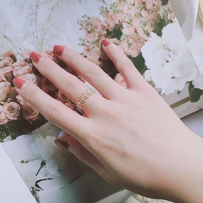 Korean Dongdaemun Open Index Ring: Versatile, Luxe, and Chic Design for Women Adjustable Open
