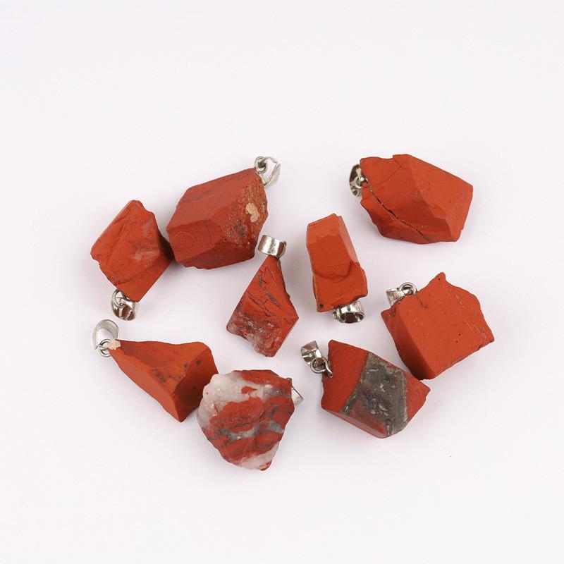 10 Pieces Irregular Natural Raw Stone Pendant for Jewelry Making DIY Necklace Earrings Accessories Reiki Healing Crystal Chakra Gemstone Pendant