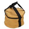 Camping Tableware Carrying Bag 14L Outdoor Cookware Organizer Round Picnic Storage Bag with Sturdy Handle for Plates
