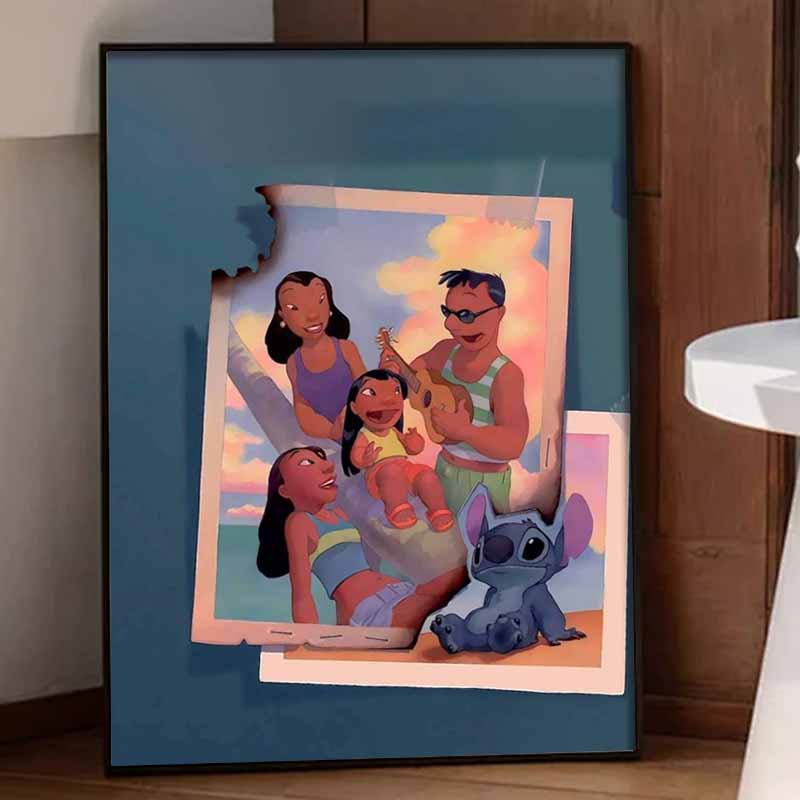 Disney Diamond Painting 5D DIY Stitch Family Diamond Painting Art Diamond Painting Kit Adult/Beginner Gift Idea Home Decor