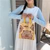 Trendy handbag bag souvenir cartoon capybara student large-capacity handbag storage bag