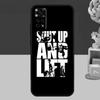Bodybuilding Gym Fitness Quotes Case For Xiaomi Redmi Note 14 13 12 10 11 15 Pro Plus Redmi 15 C 10C 12C 13C 14C Soft Cover