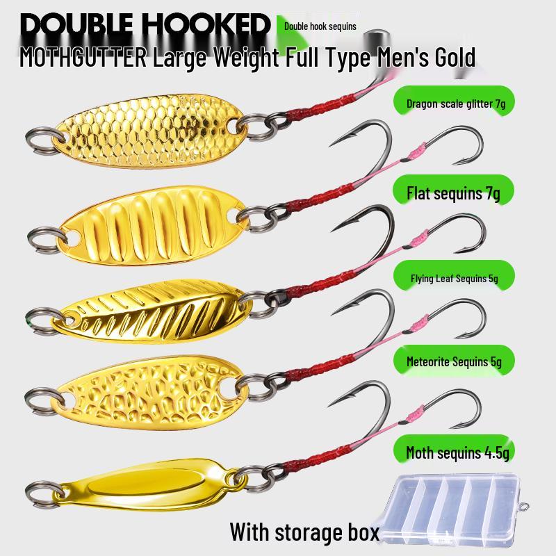 Meteorite Stone Micro Lure: Spinning Sunflower Seed Sequin Hook for Fly Fishing, Rigged for Mandarin Fish with White Stripes