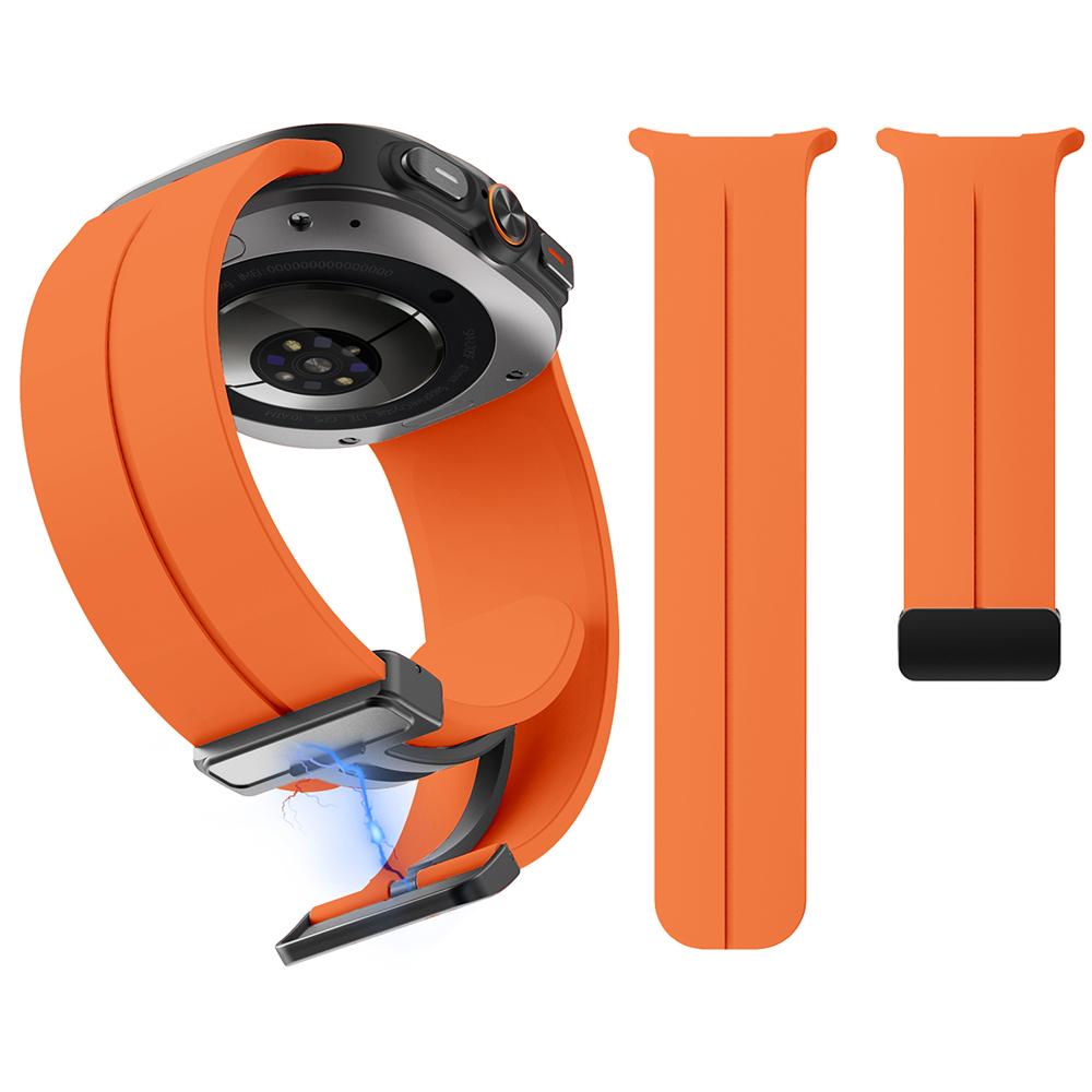 Magnetic D Buckle Band For Galaxy Watch Ultra Sports Silicone Strap For Samsung Galaxy Watch Ultra 47mm Watchband Bracelet