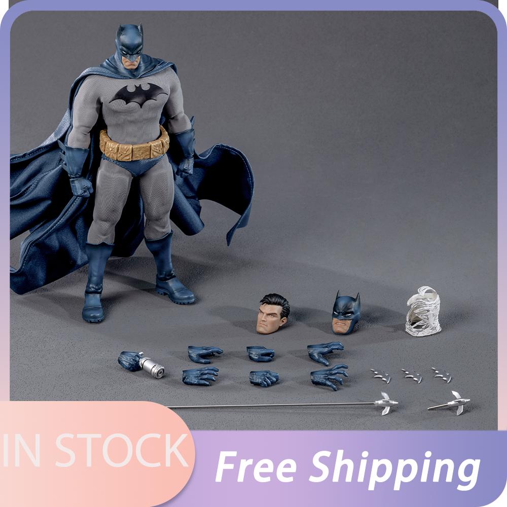 In Stock Genuine Gong Dc Silence Batman Cloth Outfit Action Figure Batman Anime Figures 3d Batman Gift Toy Collectible Movable