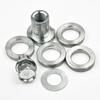 Adaptador para Esmerilhadeira Angular Tipo 100/125 M14 M10 Adaptador de Ranhura Kit de Conversão Flange Porcas de Bloqueio de Metal Fenda Acessório para Ferramenta Elétrica
