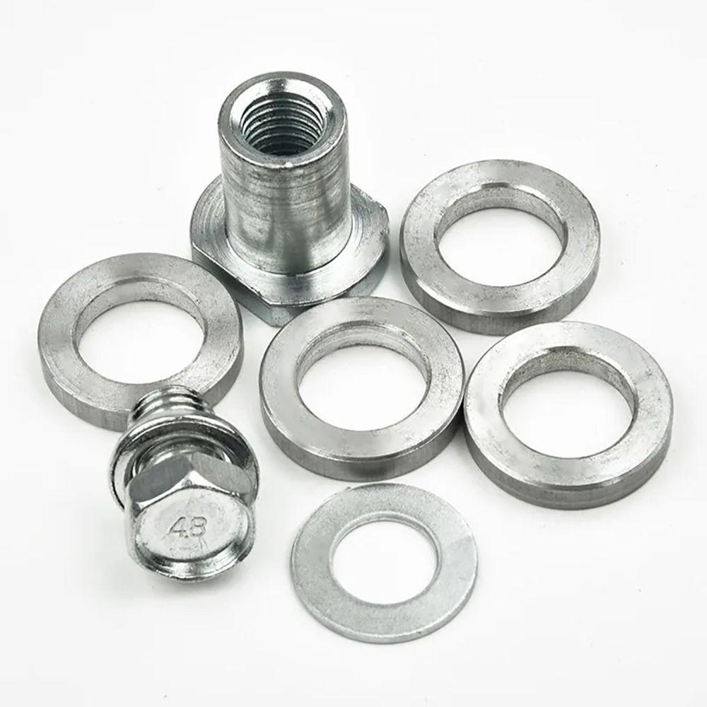 100/125 Type M14 M10 Angle Grinder Adapter Grooving Adapter Conversion Kit Flange Metal Lock Nuts Slotting Power Tool Accessory