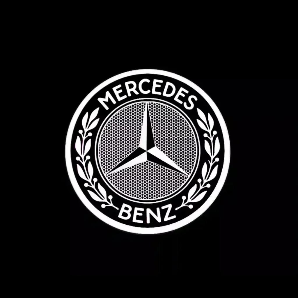 Mercedes Benz LED Car Door Light Logo HD Laser Decor Project Ghost Lamp For W176 W205 W166 W246 W212 A B C M ML GLA GLS E Class XYZAB1