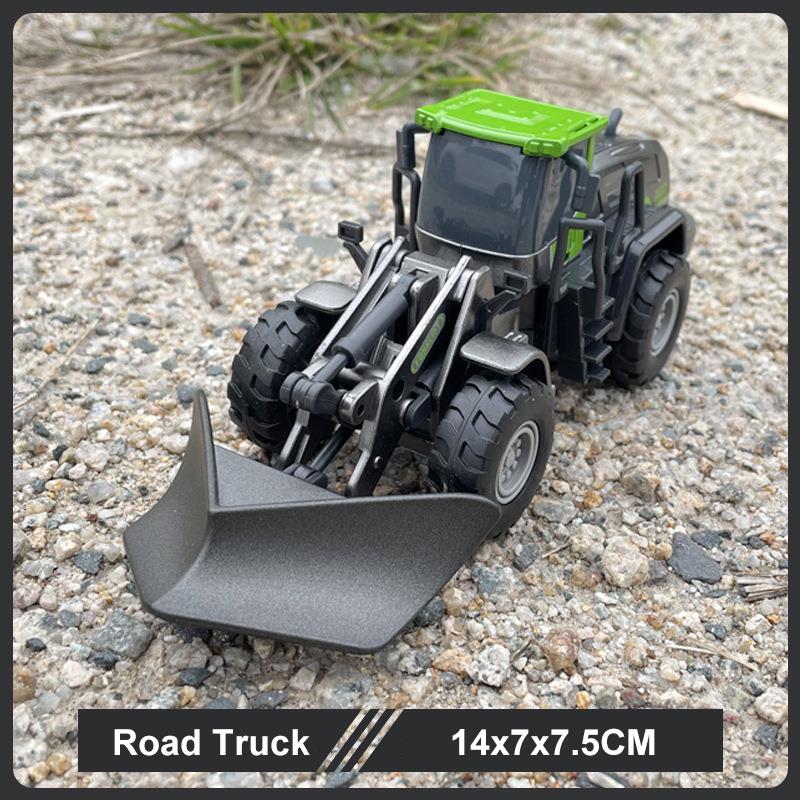 9 Stil Alaşım Mühendislik Döküm Kamyon Oyuncak Araba İnşaat Model Araç Yükleyici Traktör Vinç Ekskavatör Oyuncakları Erkek Çocuklar İçin Hediye