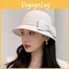 Elegant French Inspired Beret With Bow Decoration For Womens Fall Winter Fashion