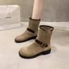 Women Boots New Fashion Style Western Cowboy Middle Boot Women Comfortable Outdoor Boots Lightweight Casual Shoes Women