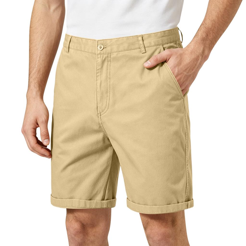 Herren Lockere Freizeit-Cargo-Shorts Leichter Entspannter Stil mit Mehreren Taschen für Outdoor und Tägliches Tragen