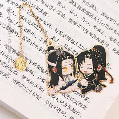 Wangji School Supply Student Gift Metal Grandmaster of Demonic Pagination Mark Mo Dao Zu Shi Book Markers Stationery Bookmark
