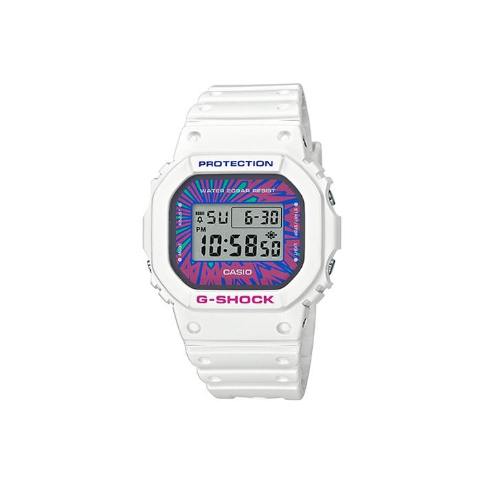 CASIO Unisex G-SQUAD Series Gray Watch DW-5600DN-7PR DW-5600DN-7PR White Regular Watch Box