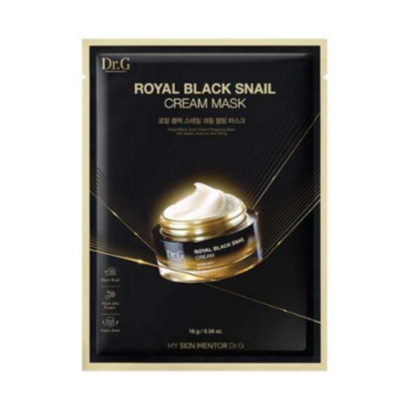 Dr.G Royal Black Snail Cream Mask 16g X 5 Sheets