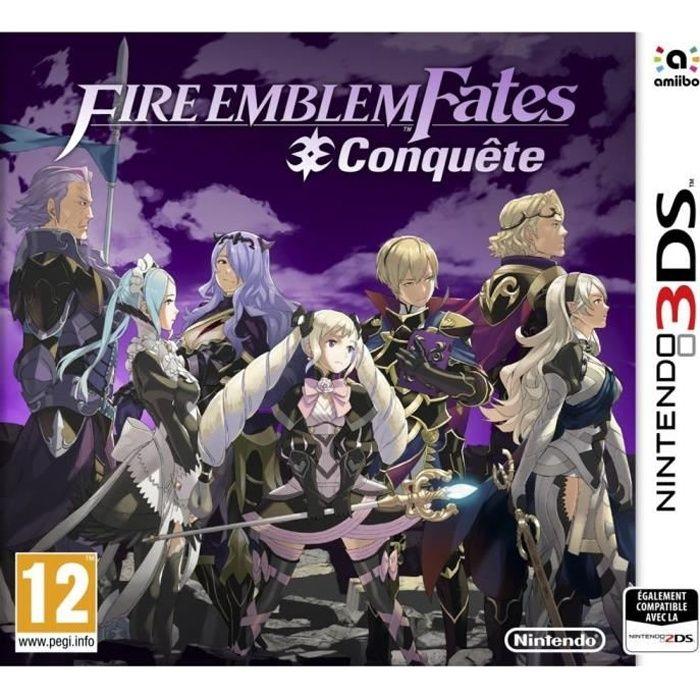 Fire Emblem Fates: conquista gioco 3ds bianco