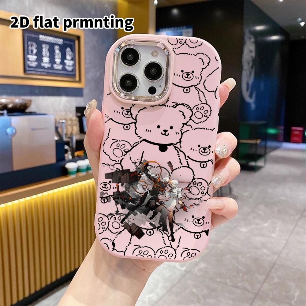Phone Case: 2D Flat Design Suitable for iPhone 18 17 16 15 14 13 Pro Protective Case, Couple Style, Flame Effect, Christmas and Halloween Gift