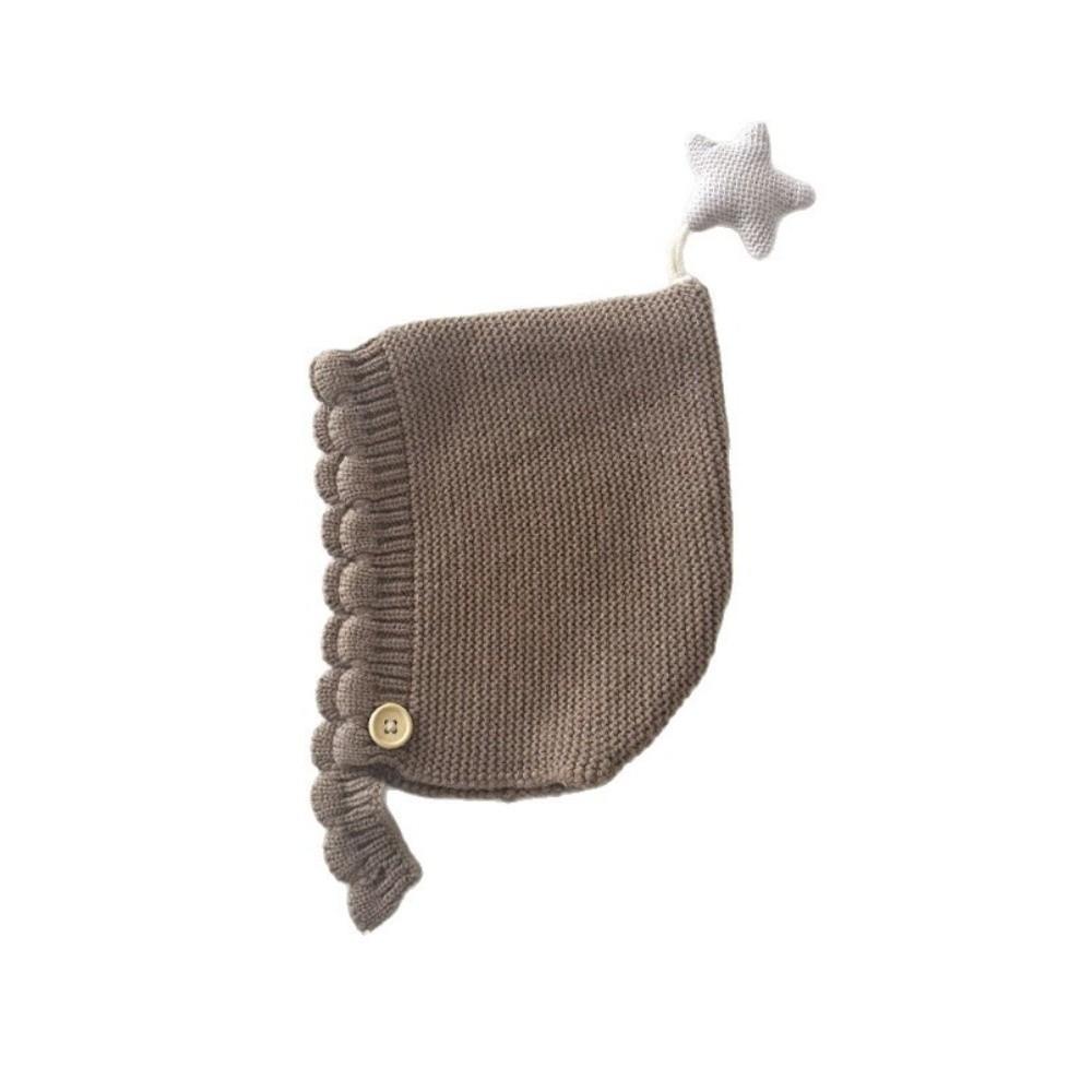 Windproof Design Baby Beanie Hat Soft Material Warm Star Beanie Windproof Baby Hat Autumn Season