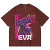 230 Gsm 100% Cotton Evangelion V8 Print Unisex Heavy Cotton T Shirt