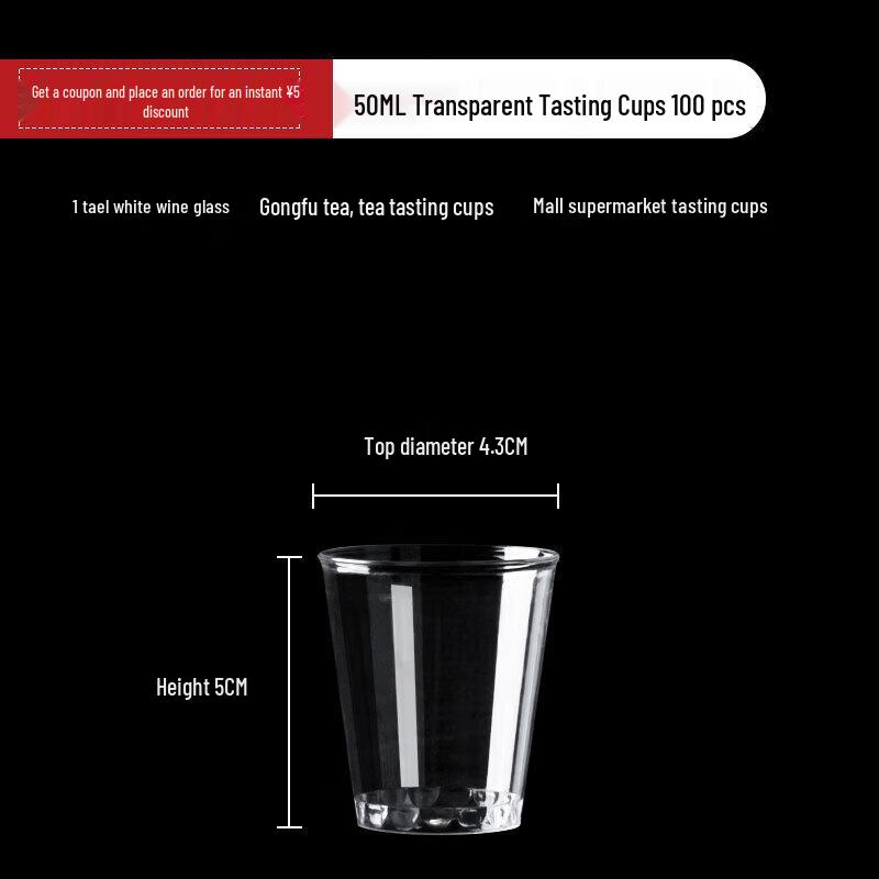 Chixing Heavy-Duty Disposable Plastic Cups
