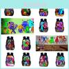 Hochwertiger Nylon-Rucksack mit lustigem Cartoon-Print, geeignet für Jungen und Mädchen der 3. und 4. Klasse (Garten Of Banban 3, 40 cm).