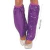 Scaldamuscoli con Paillettes Coprigambe Bling Polsini Elastici Manica per Gamba Costume per Raves Party