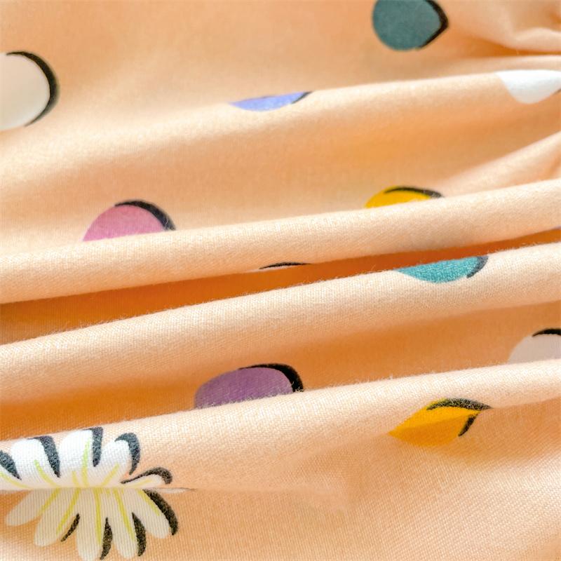 1pc Fitted Sheet Simple Style Bed Cover Soft Bedsheet Elastic Mattress Protector Home Bed Linen sabanas para cama(No Pillowcase)