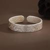 Gold-Plated Eight Treasures Lotus Bracelet for Women – Versatile Retro Chinese Openable Design