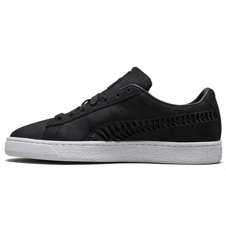 PUMA Basket Black Women's (Unisex) Skate Shoes 369318 01