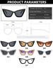 Oversized Cat Eye Vintage Sunglasses Women Brand Designer Fashion Gradient Glasses Female Retro Outdoors Shades