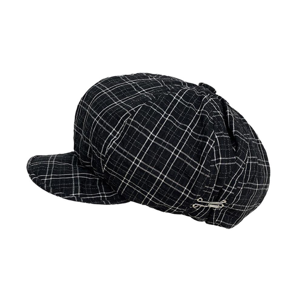 Cotton Beret Hats Short-brimmed Painter Hat Fashion Newsboy Hats Women