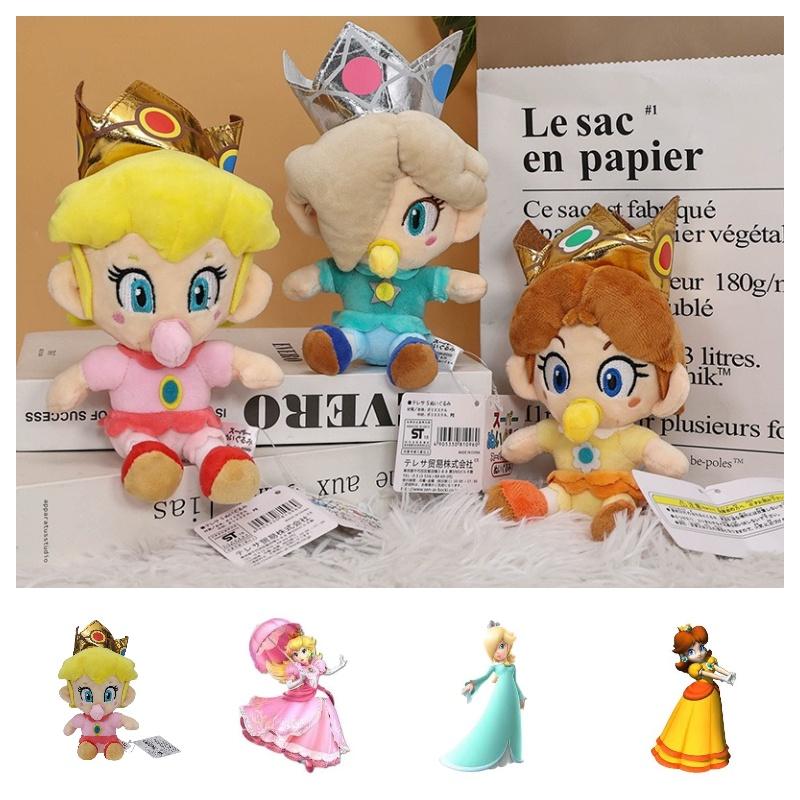 6-inch Small Mario Princess Baby Plush Doll Soft And Cuddly Toy For Kids And Collectors Cartoon Character Inspired