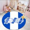 1PC round rug Birming-ham Football Club Printed Round Area Rug ,Rug For Home Office, Round Chair Rug, Decorative Carpet Fan gifts Christmas gift