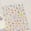 Korean Style 3D Cute Bear Space Camera Nail Art Sticker