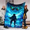 Attack on Titan3 printed throw blanket—lightweight,soft,warm;versatile blanket for all seasons—perfect as &air-conditioning throw,nap blanket