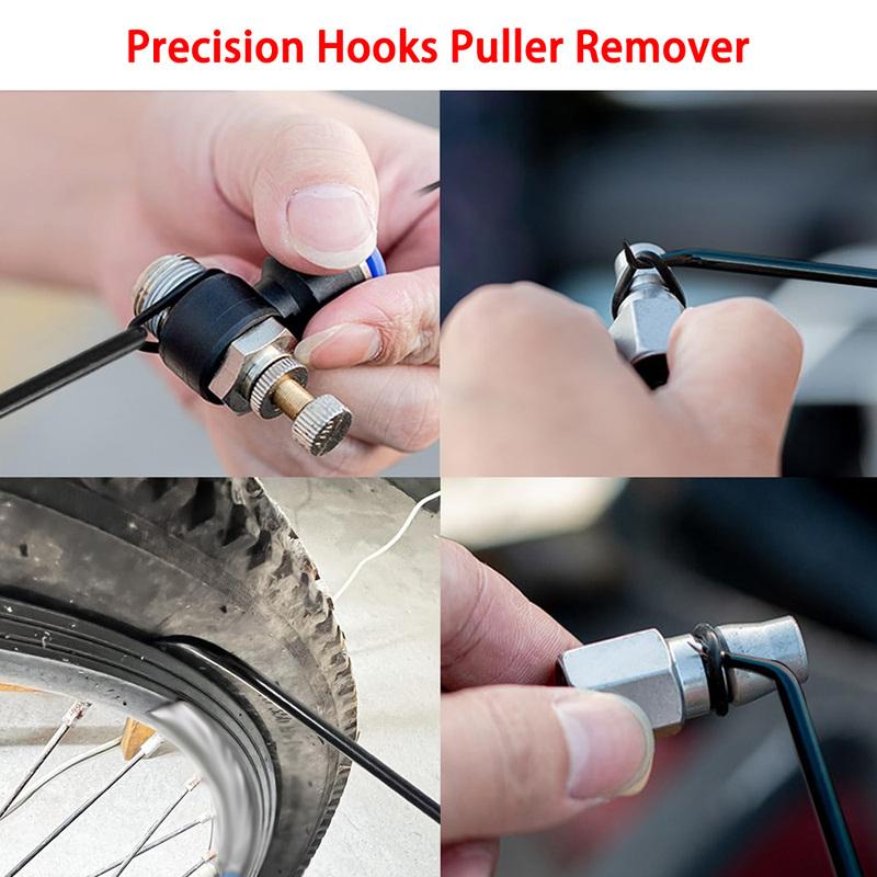 10/4PCS Pick and Hook Set, Precision Automotive Hook, Car Auto Oil Seal/O-Ring Seal Gasket Mini Precision Hooks Puller Remover