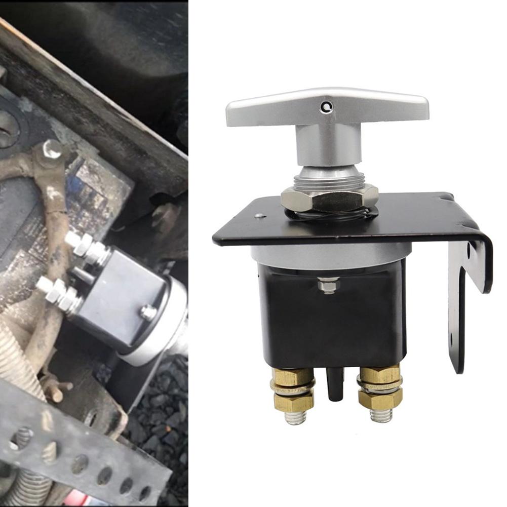 For 12V-48V Vehicles 12V Battery Switch Heavy Duty Battery Disconnect Kill Switch Isolator RV 500A Rated Current/5000A Surge