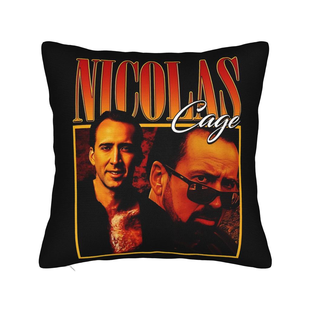 Nicolas Cage I Love My Boyfriend Birthday Prank Meme Gift Weird Pillow Case Pillow Cover Print Pillowcases For Living Room Chair