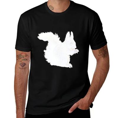 White Squirrel Tshirt Odor Resistant Short Sleeve Top