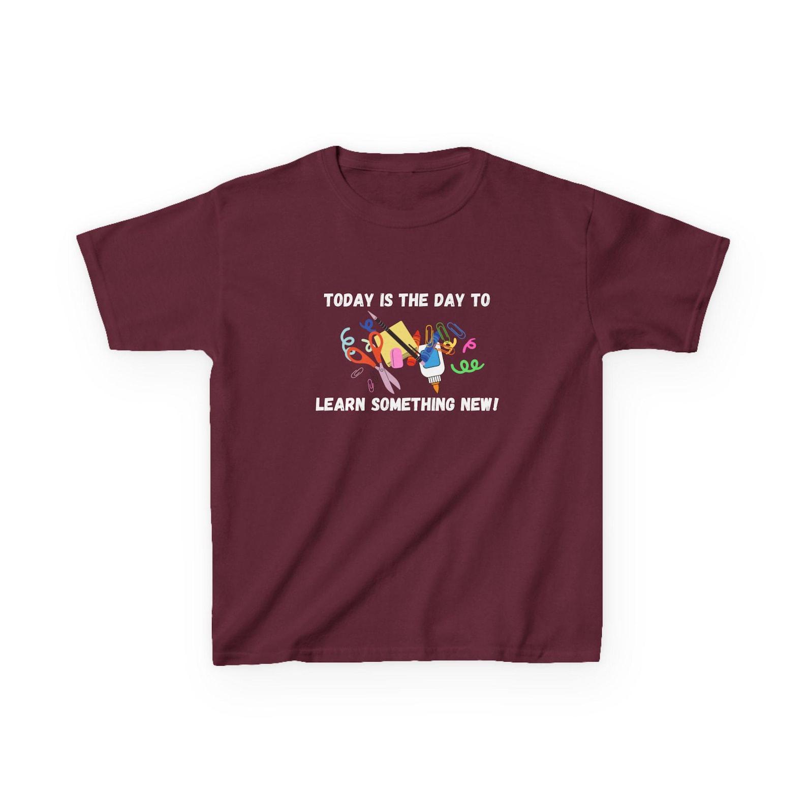 Kids Educational Cotton Tee: Fun Learning Shirt 120