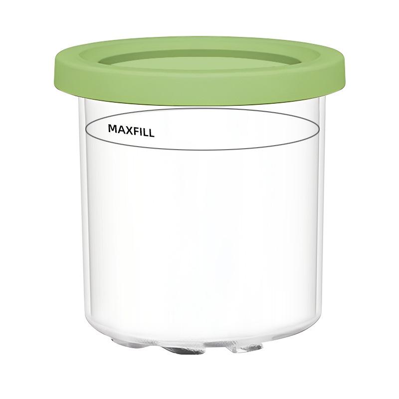 Ice Cream Maker Cups with Lids Reusable Can Store Ice Cream Pints Containers with Sealing Easy To Clean Ice Cream Storage Box