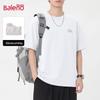 Baleno Men's Little Whale Silicone Print Cotton T-Shirt